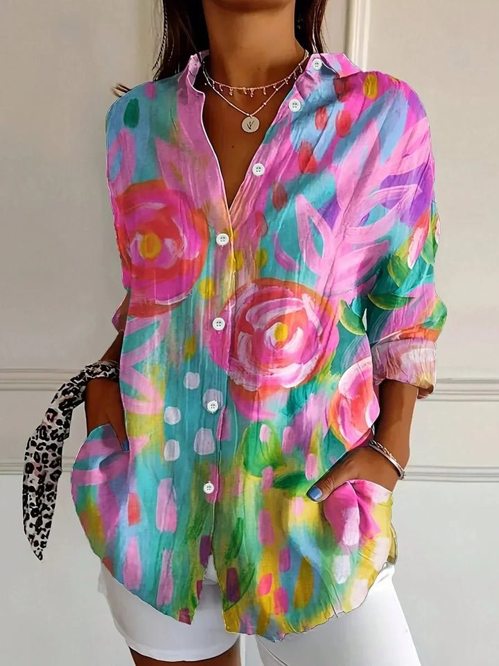 Sadie | Blusa con estampado colorido