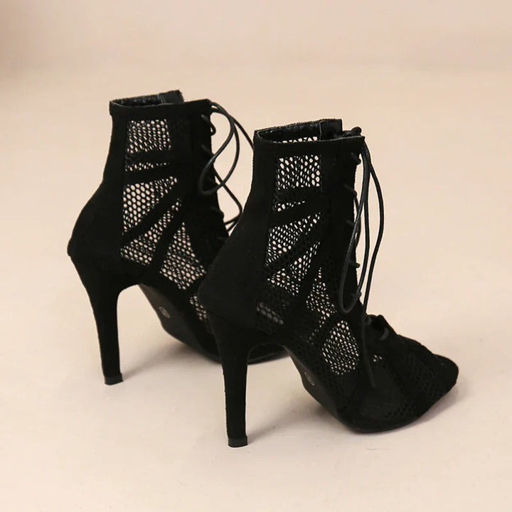 GAYLE – Elegant Mesh High Heels