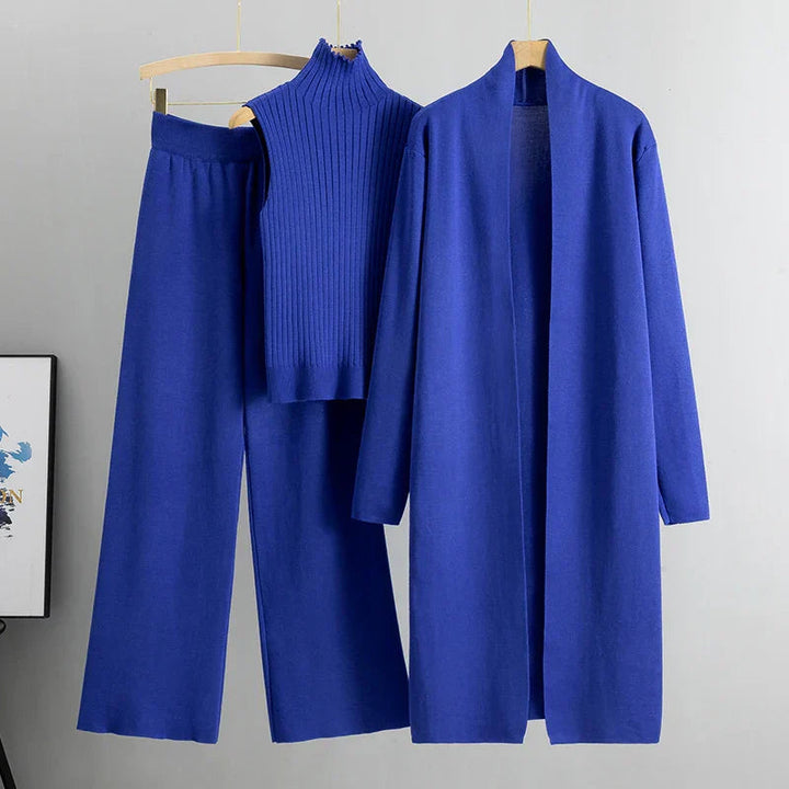 Conjunto cómodo de tres piezas Jillie | Estilo sin esfuerzo
