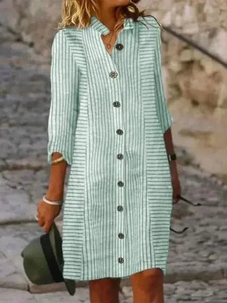 Doris | Vestido camisero relajado