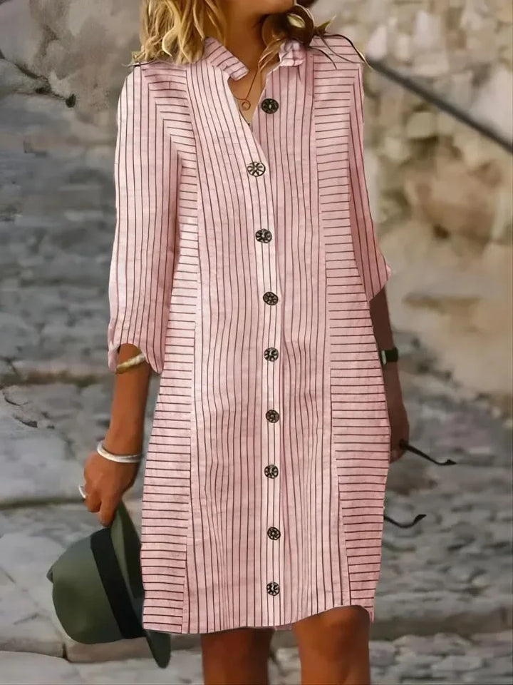 Doris | Vestido camisero relajado