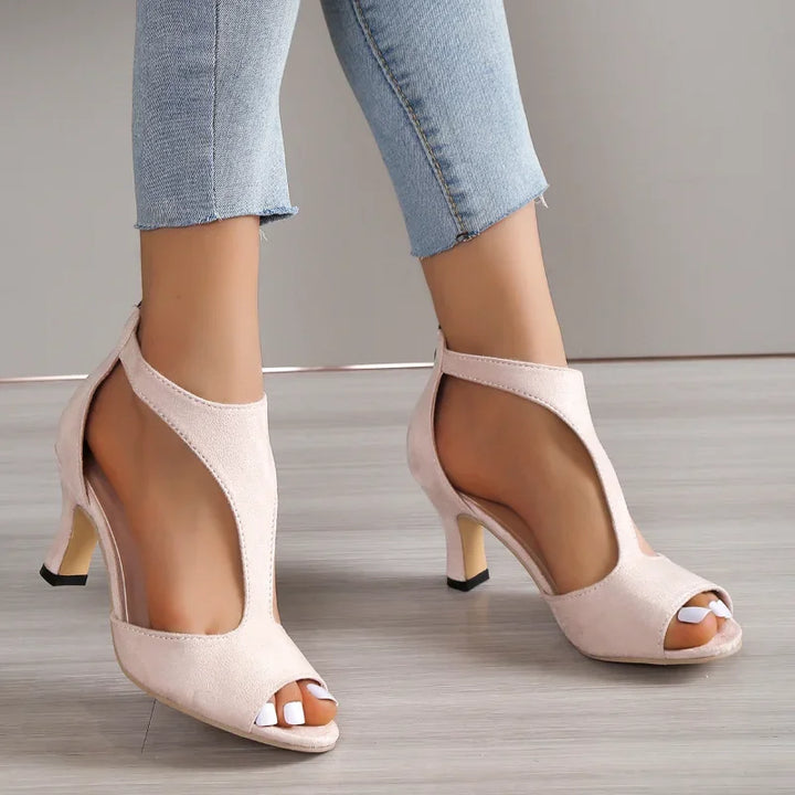 ALANA – Tacones elegantes con lados abiertos