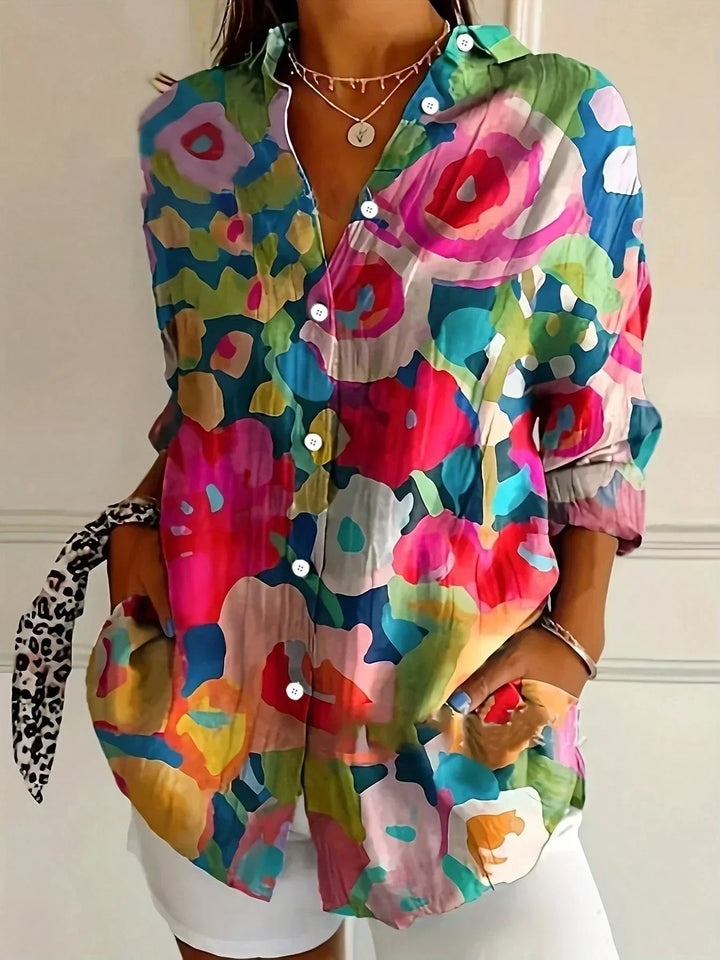 Sadie | Blusa con estampado colorido