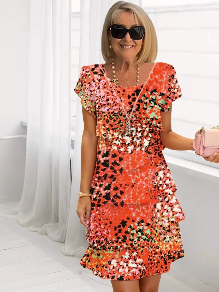 Savannah | Chic Ruffle A-Line Dress