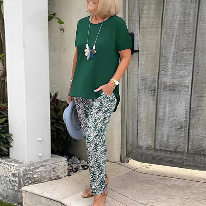 Allegra | Conjunto de Dos Piezas de Mezcla de Algodón – Elegancia Sin Esfuerzo, Comodidad Todo el Día