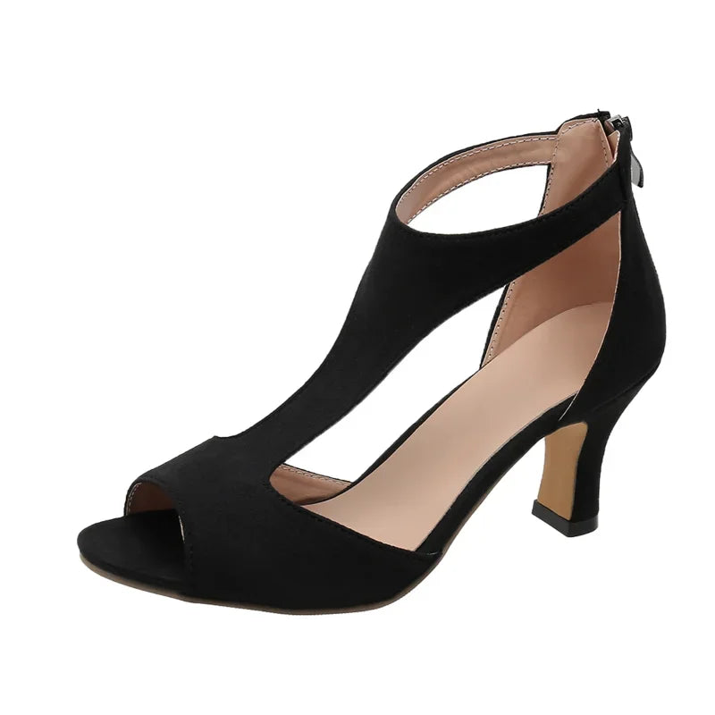ALANA – Tacones elegantes con lados abiertos