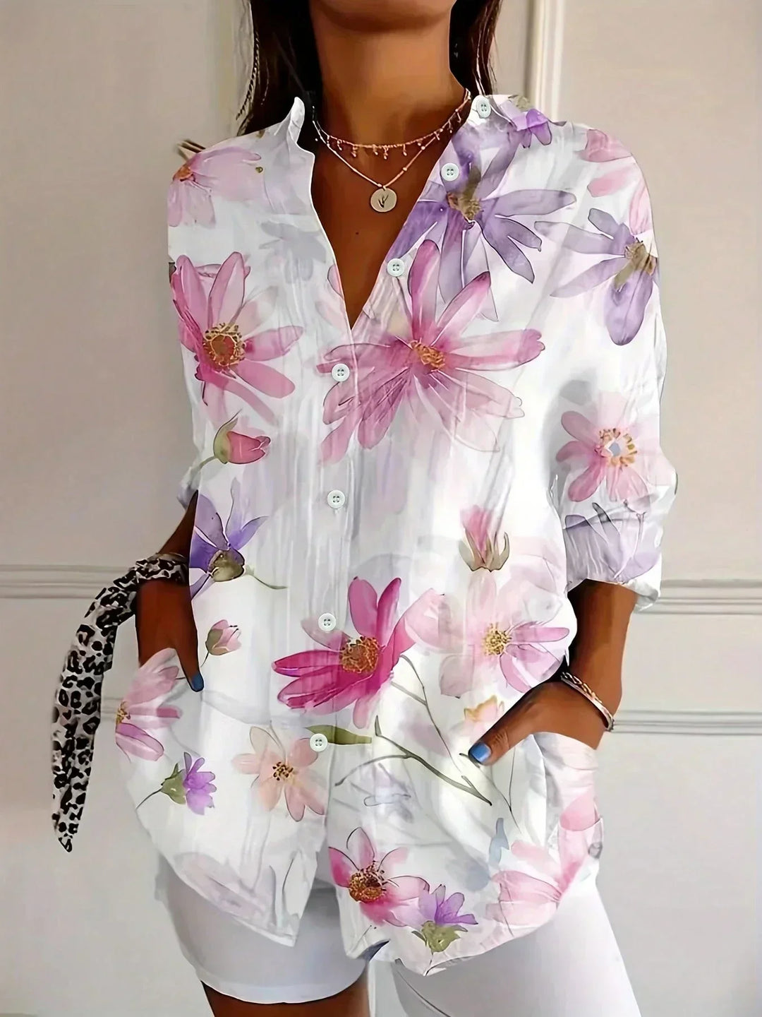 Sadie | Blusa con estampado colorido