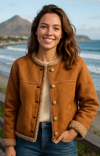 Evy | Chaqueta de Piel de Oveja CloudSoft