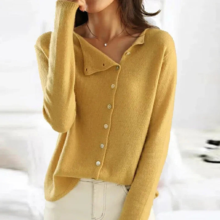 Lenora | Cárdigan Con Caída Confortable - Confianza que Puedes Vestir