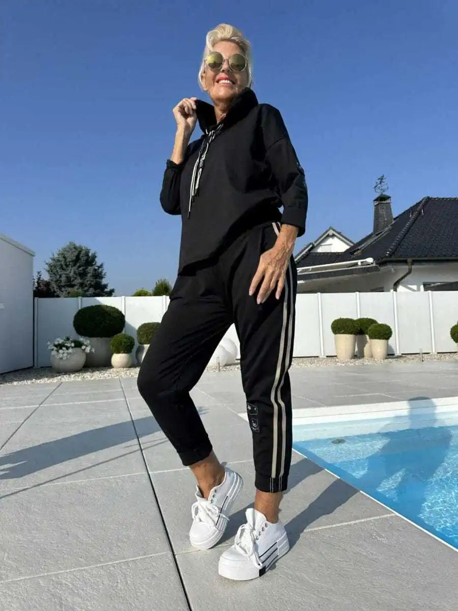 Olyra | Conjunto Relajado de 2 Piezas con Sudadera con Capucha
