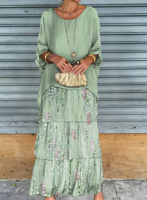 Vestido Longo Elegante e Fluido