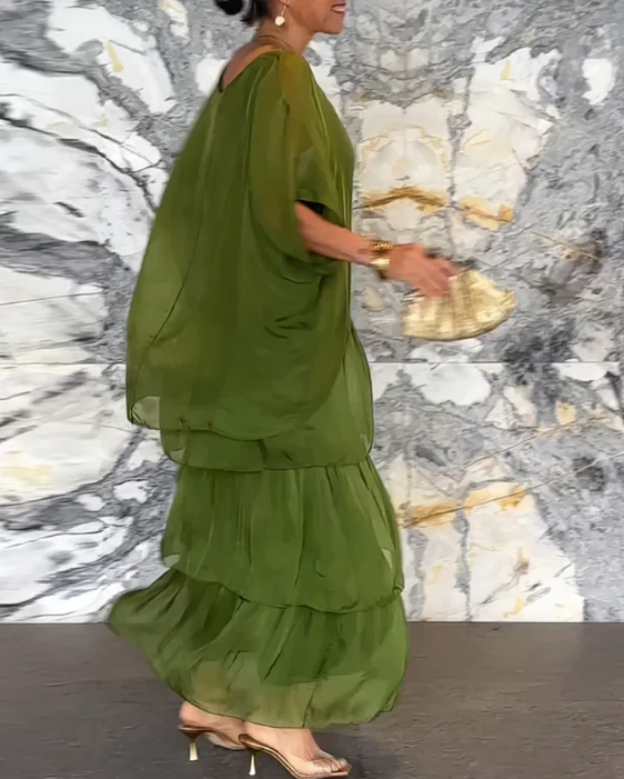 Vestido Longo Elegante e Fluido