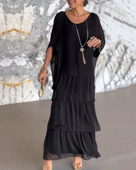 Vestido Longo Elegante e Fluido