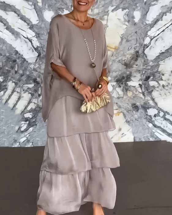 Vestido Longo Elegante e Fluido