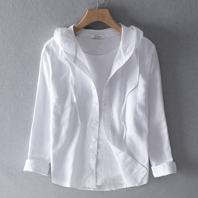 Tori Hooded Cotton Blouse – Soft, Breathable & Effortlessly Stylish