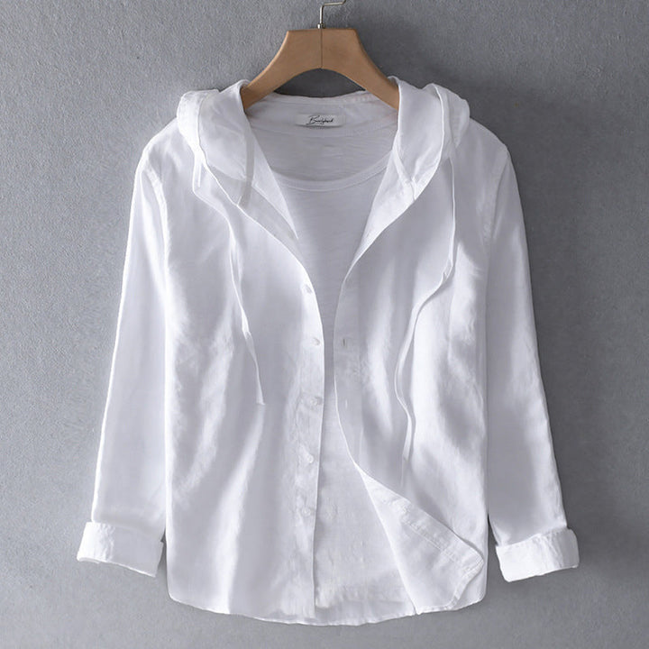 Tori Hooded Cotton Blouse – Soft, Breathable & Effortlessly Stylish