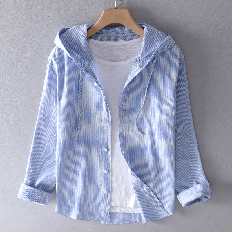 Tori Hooded Cotton Blouse – Soft, Breathable & Effortlessly Stylish