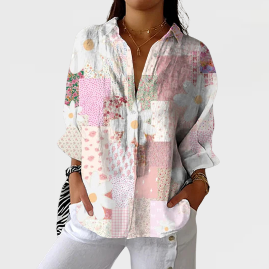 Ava | Blusa Patchwork Daisy