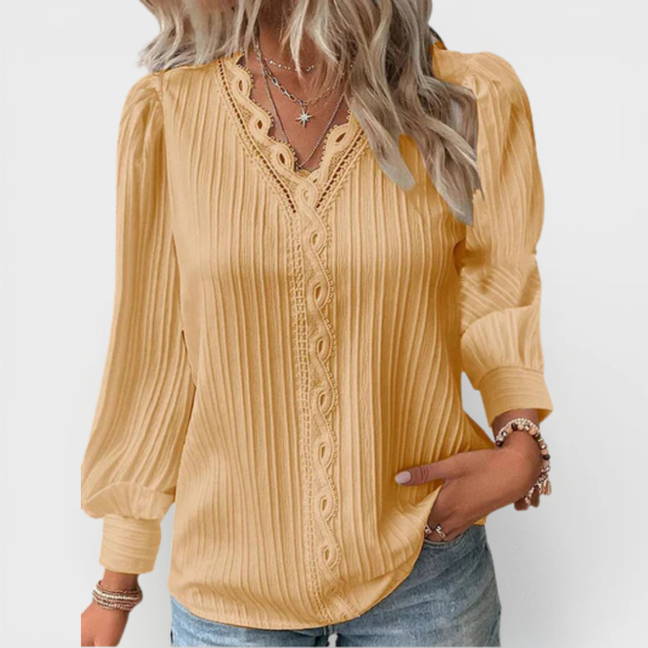 Andrea | Blusa elegante tipo pulóver