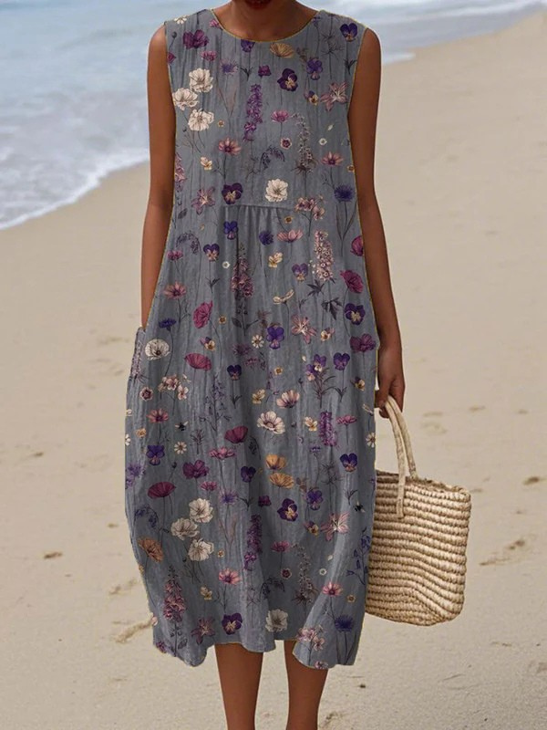Vestido midi floral Gwen