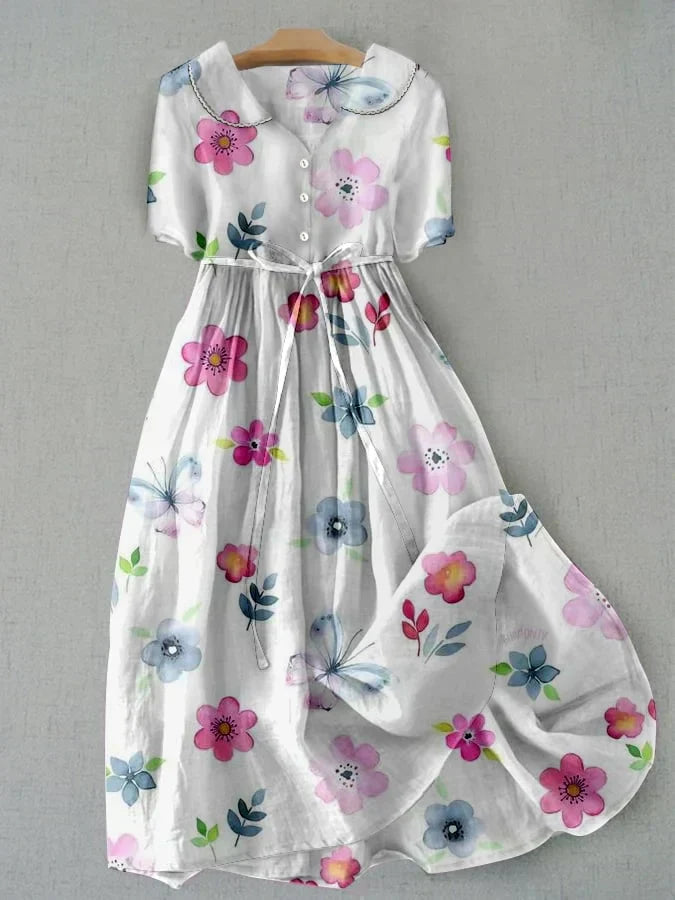 Kathleen – Vestido Florido Refinado