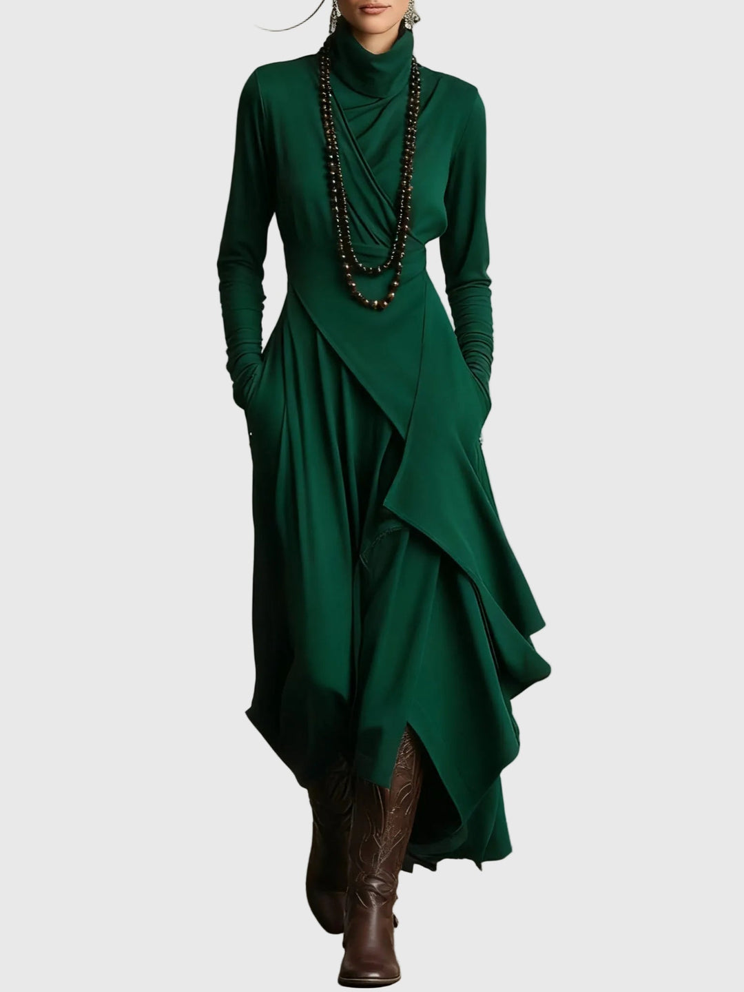 Violet | Vestido Maxi Plisado