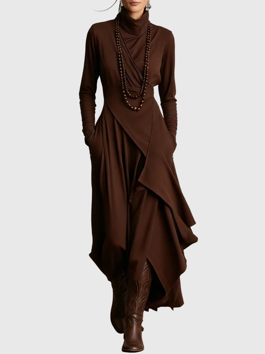 Violet | Vestido Maxi Plisado
