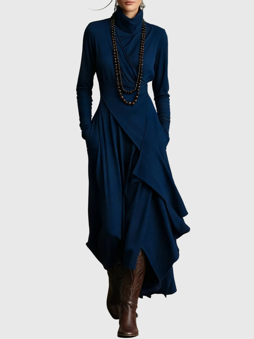 Violet | Vestido Maxi Plisado