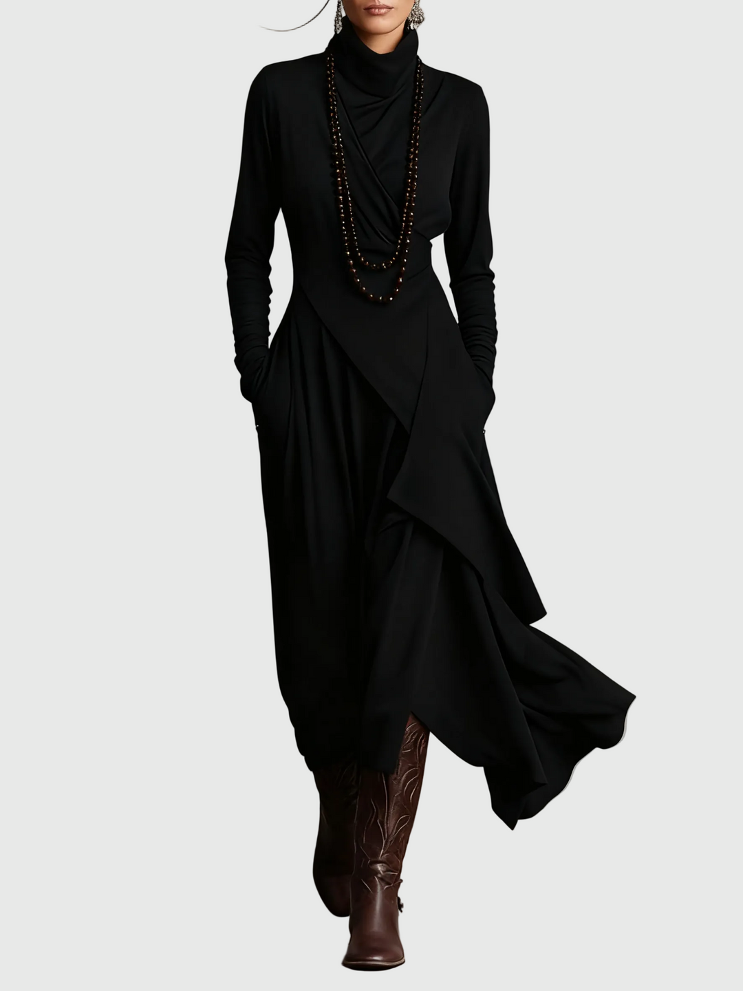 Violet | Vestido Maxi Plisado