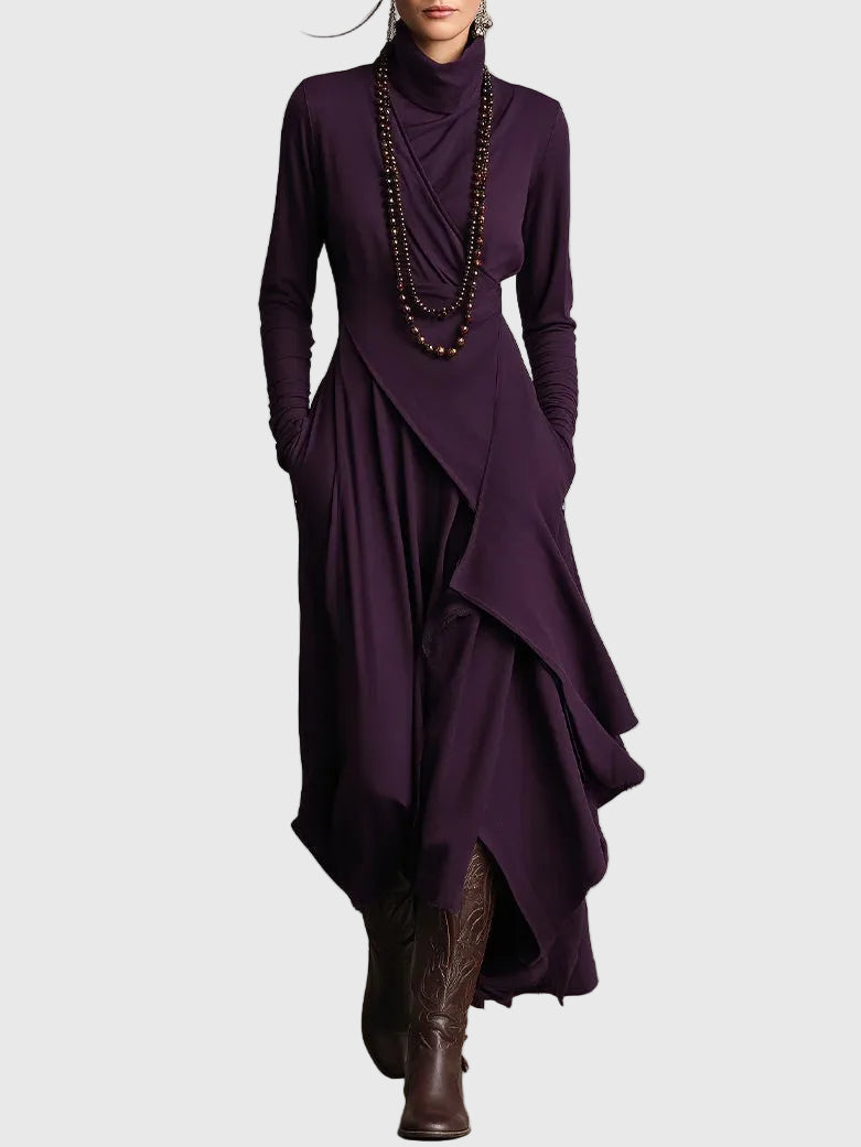 Violet | Vestido Maxi Plisado