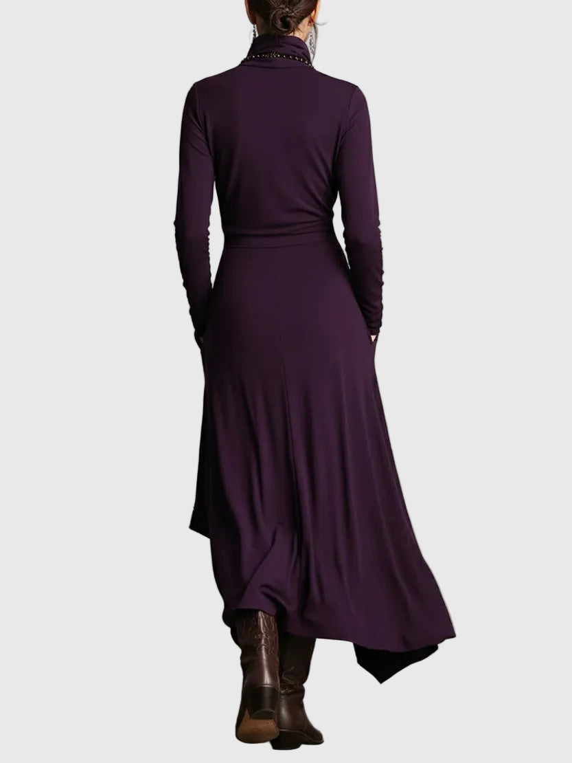 Violet | Vestido Maxi Plisado