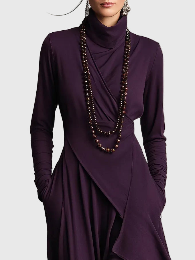 Violet | Vestido Maxi Plisado
