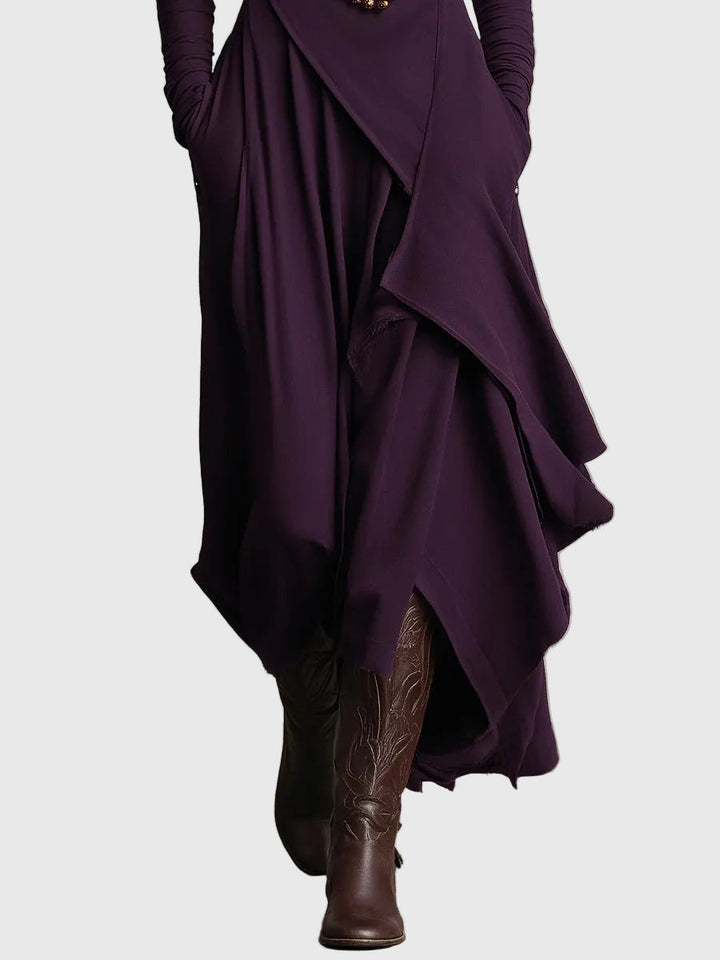 Violet | Vestido Maxi Plisado