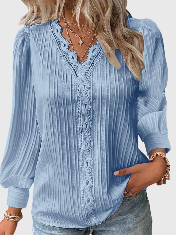 Andrea | Blusa elegante de manga larga