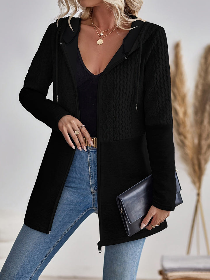 VESPARA | Sudadera con capucha para mujer con cremallera