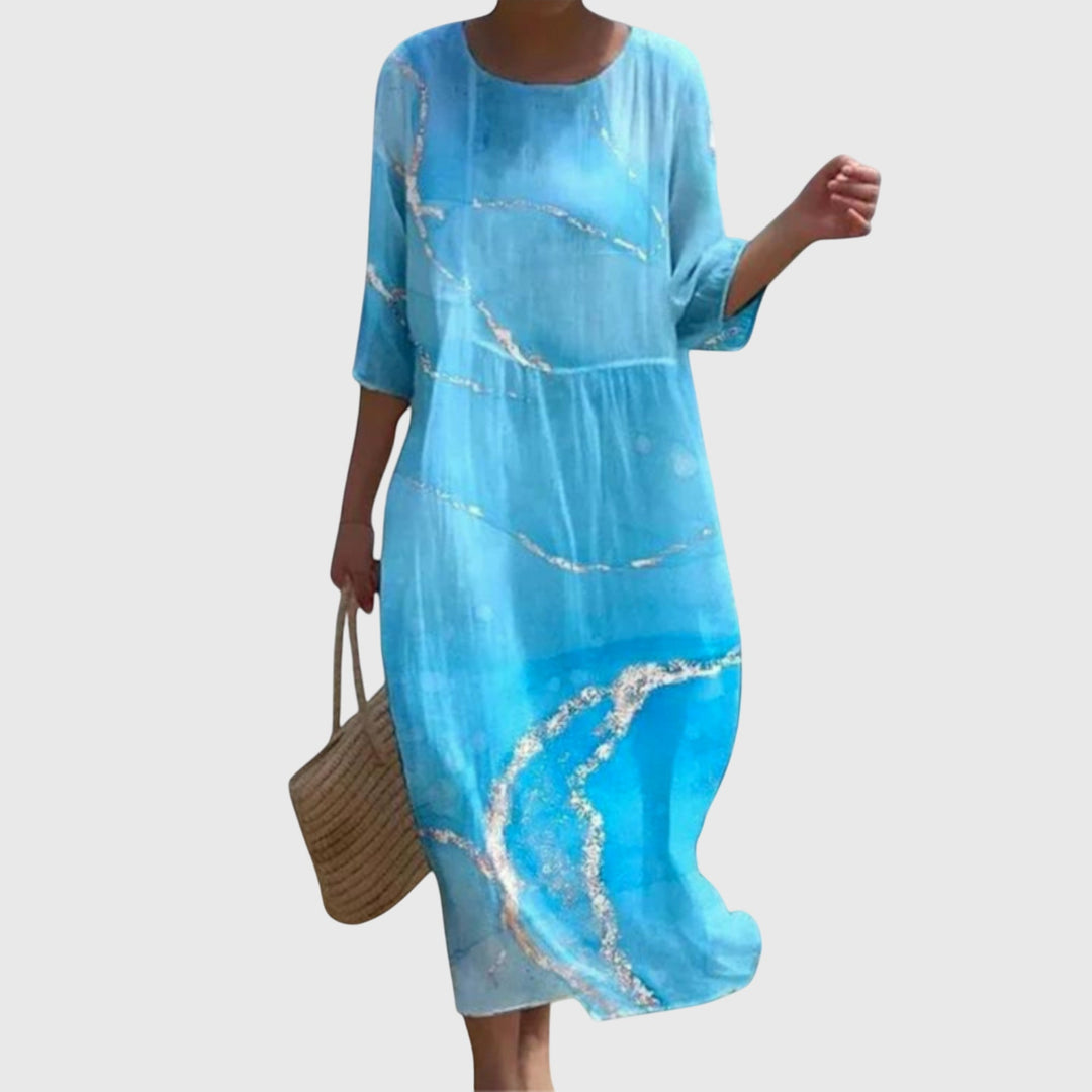 Hayley | Vestido Longo Floral Estiloso