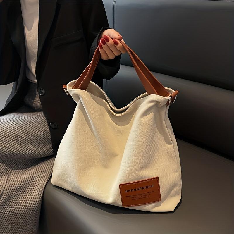 Stylish and Practical Canvas Shoulder Bag