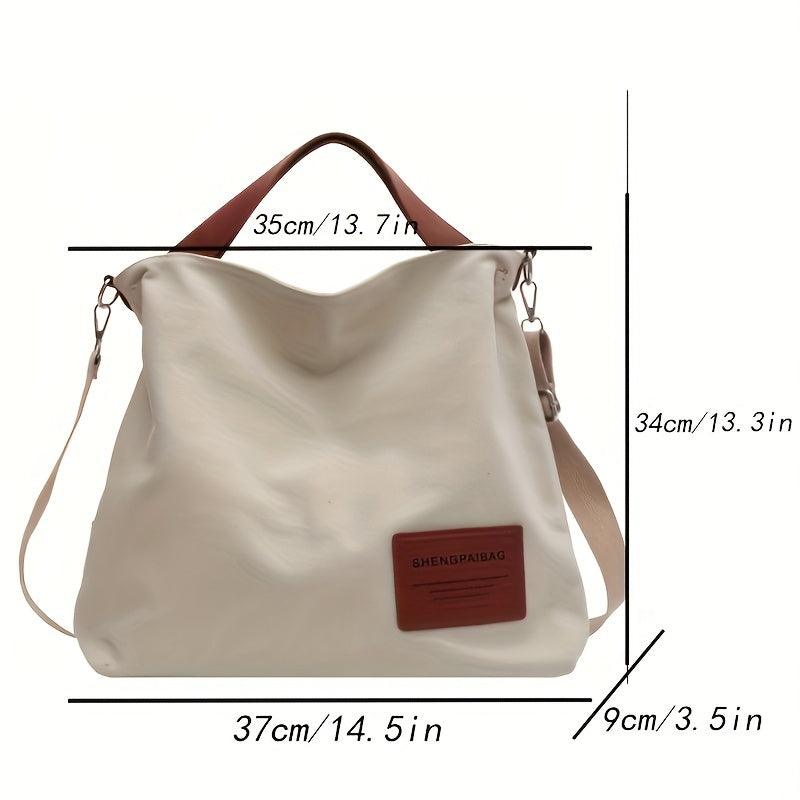 Stylish and Practical Canvas Shoulder Bag