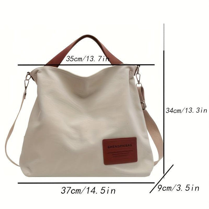 Stylish and Practical Canvas Shoulder Bag
