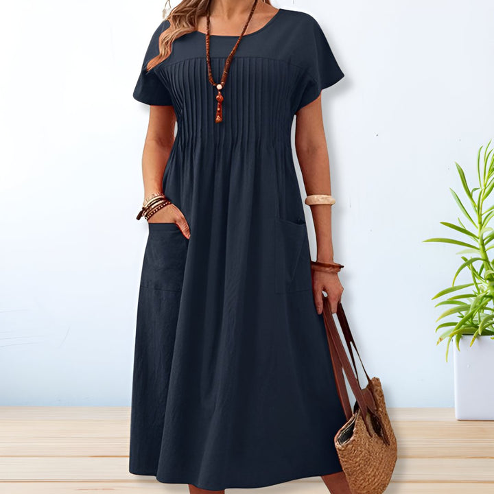 Jacqueline | Tummy Coverage Fit Day Dress