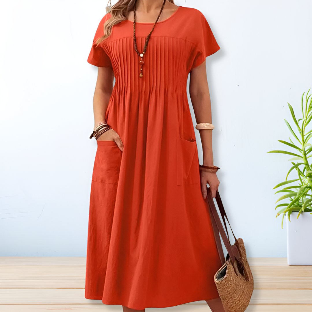 Jacqueline | Tummy Coverage Fit Day Dress