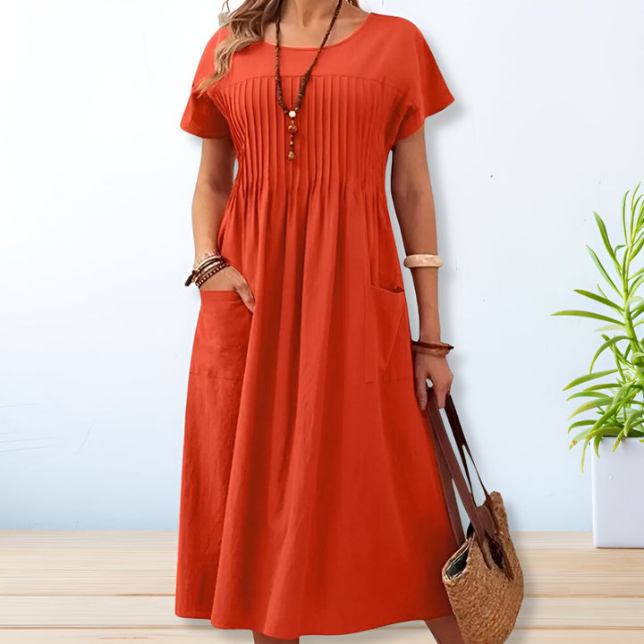 Jacqueline | Tummy Coverage Fit Day Dress