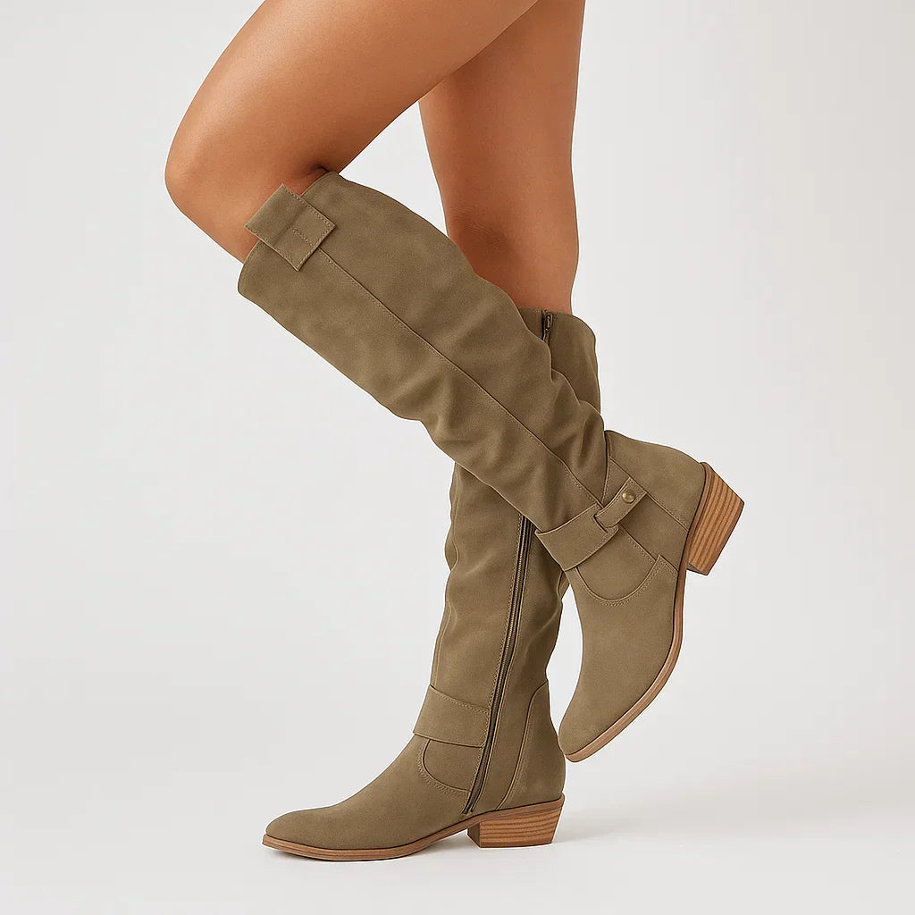 Winter Boots Women Black Comfortable Design 4-Season With Non-Slip Sole