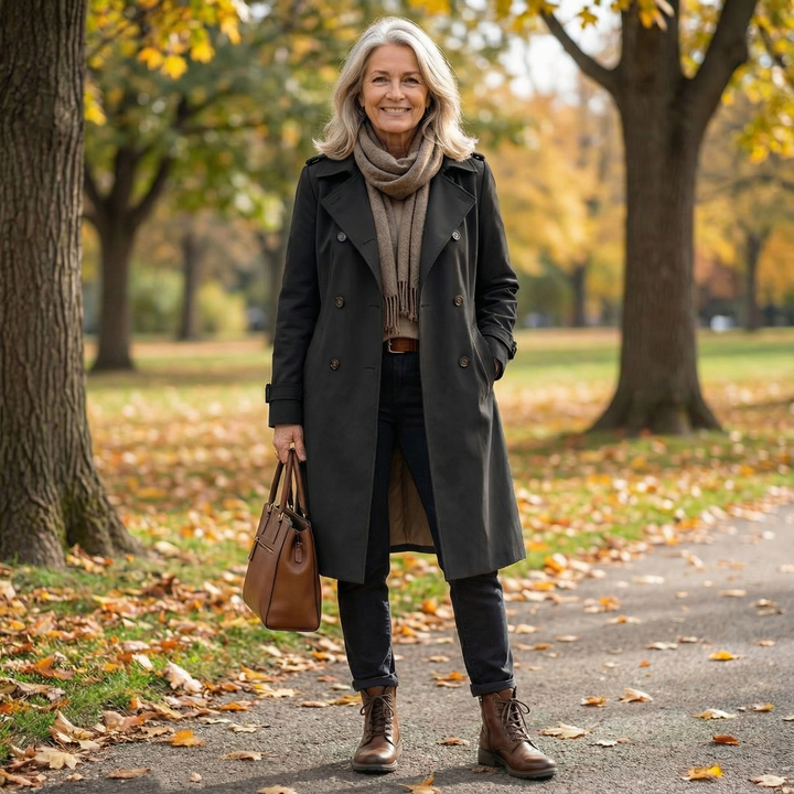 Olivia | Wool Trench Coat