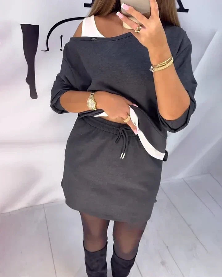 Darcella | Conjunto Elegante com Duas Peças