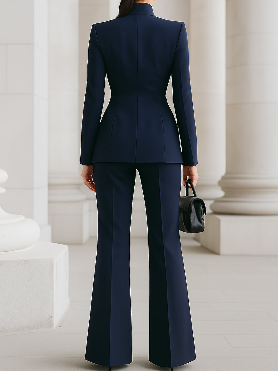 Flora Two-Piece Set | Tailored Blazer and Wide-Leg Trousers