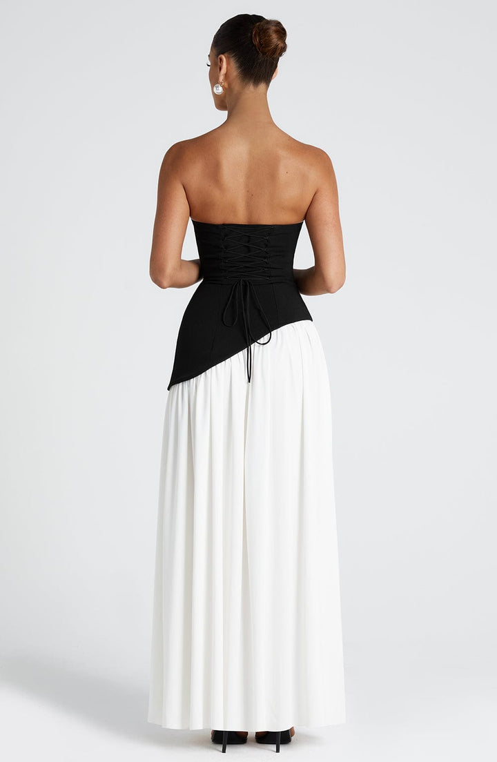 Vestido Maxi Chic de Lujo con Abertura