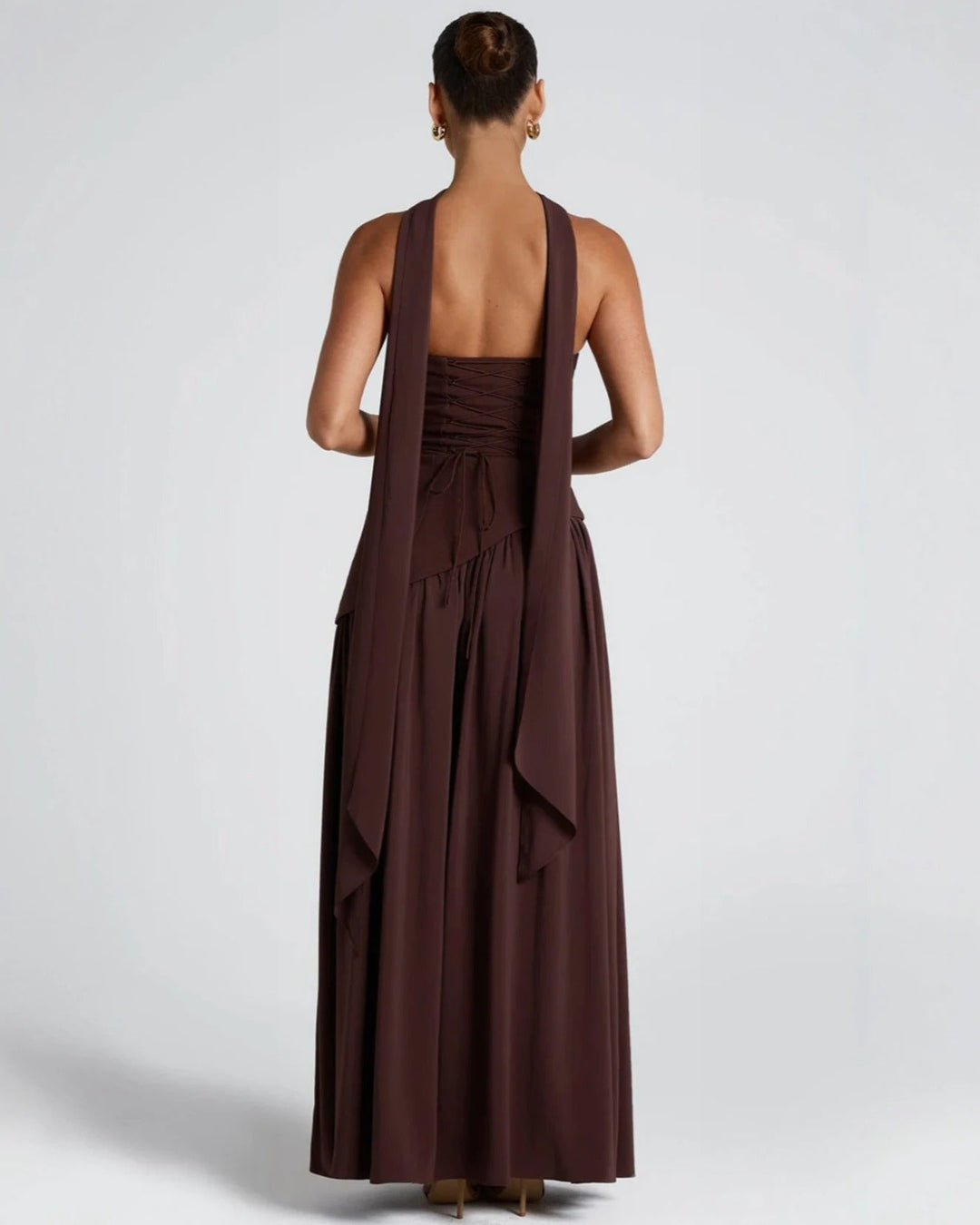 Vestido Maxi Chic de Lujo con Abertura