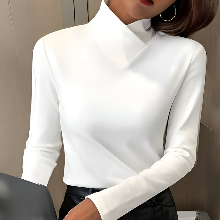 Margaret Comfort Turtleneck Top — Soft, Warm & Easy Fit