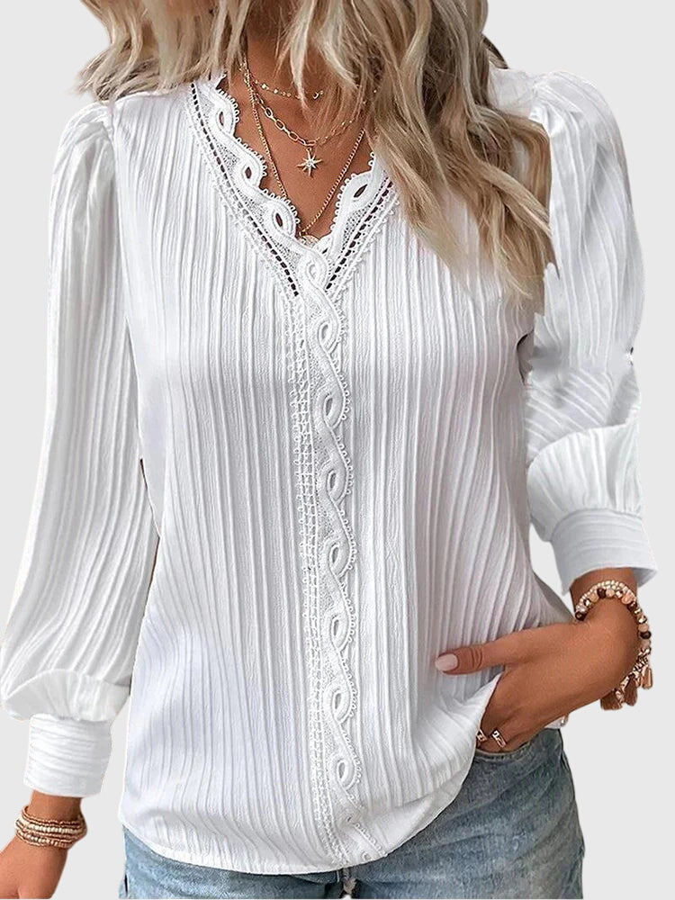 Andrea | Blusa elegante de manga larga